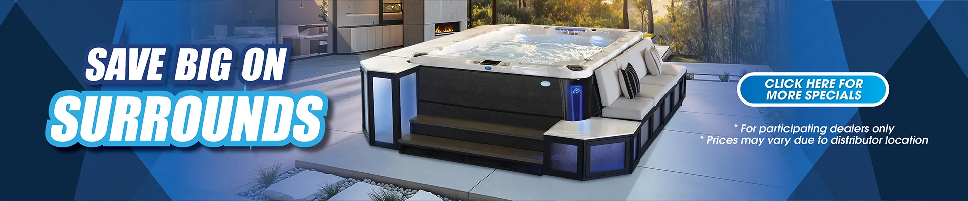 Calspas hot tub being used in a family setting - Gallipolois