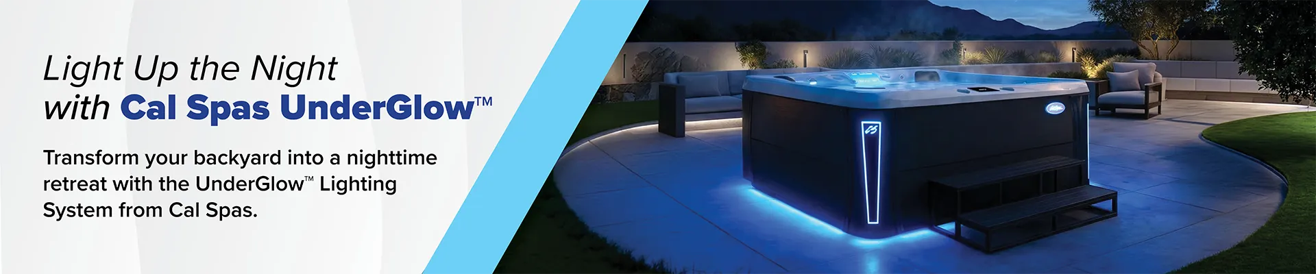 Calspas hot tub being used in a family setting - Gallipolois